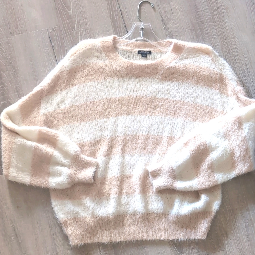 Wild Fable Fuzzy Striped Sweater size M